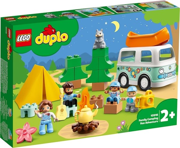 Aventures en camping car en famille, Lego Duplo, 30 pcs., dès 2 ans