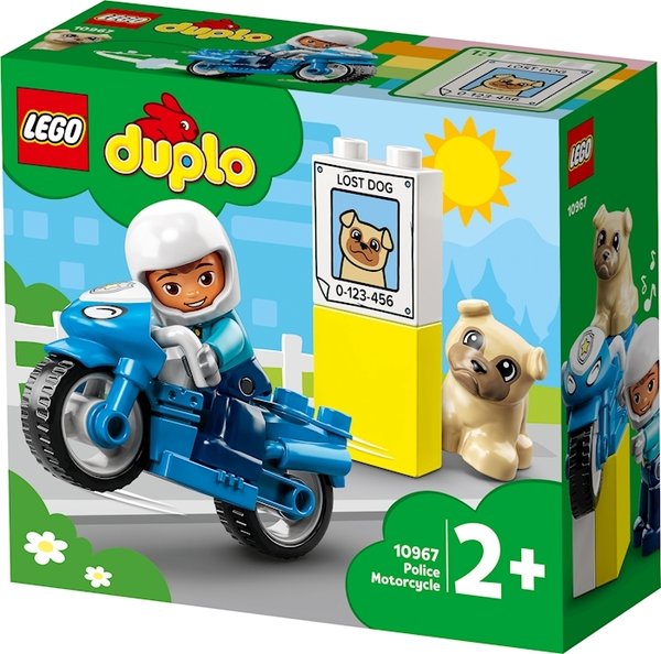 La moto della polizia Lego Duplo, 5 pezzi, dai 2 anni
