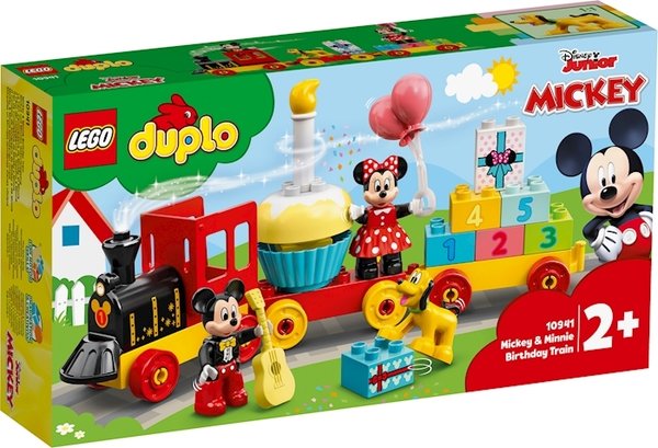 Trenino di compleanno di Topolino e Minnie, Lego Duplo, 22 pezzi, dai 2 anni
