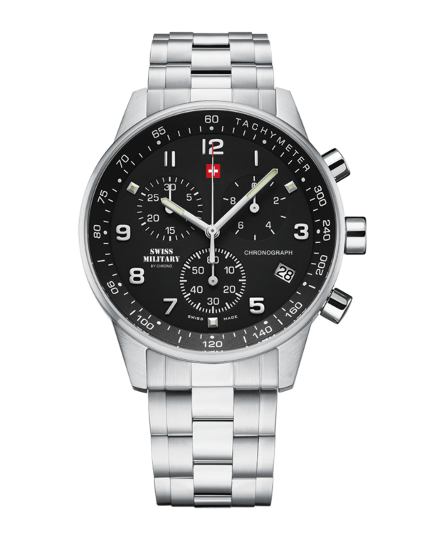 Swiss Military SM34012 – Minimalist Military Chronograph Watch